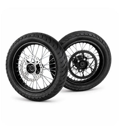 14/14in Supermoto Wheel Set