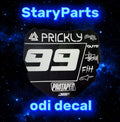 decal print sticker for odi plate