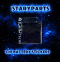 chi battery stickers