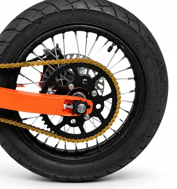 14/14in Supermoto Wheel Set
