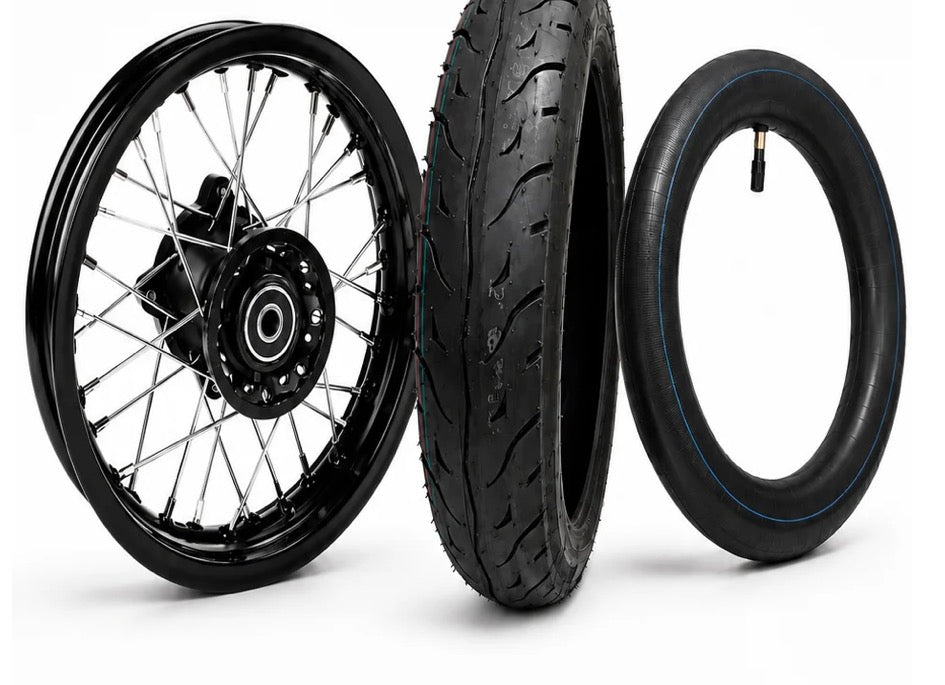 14/14in Supermoto Wheel Set