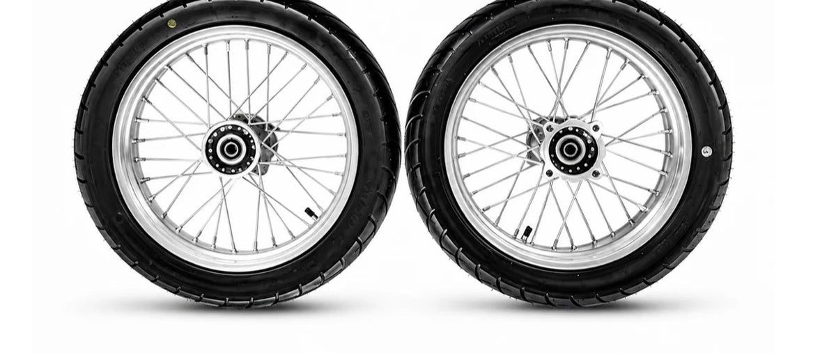 14/14in Supermoto Wheel Set