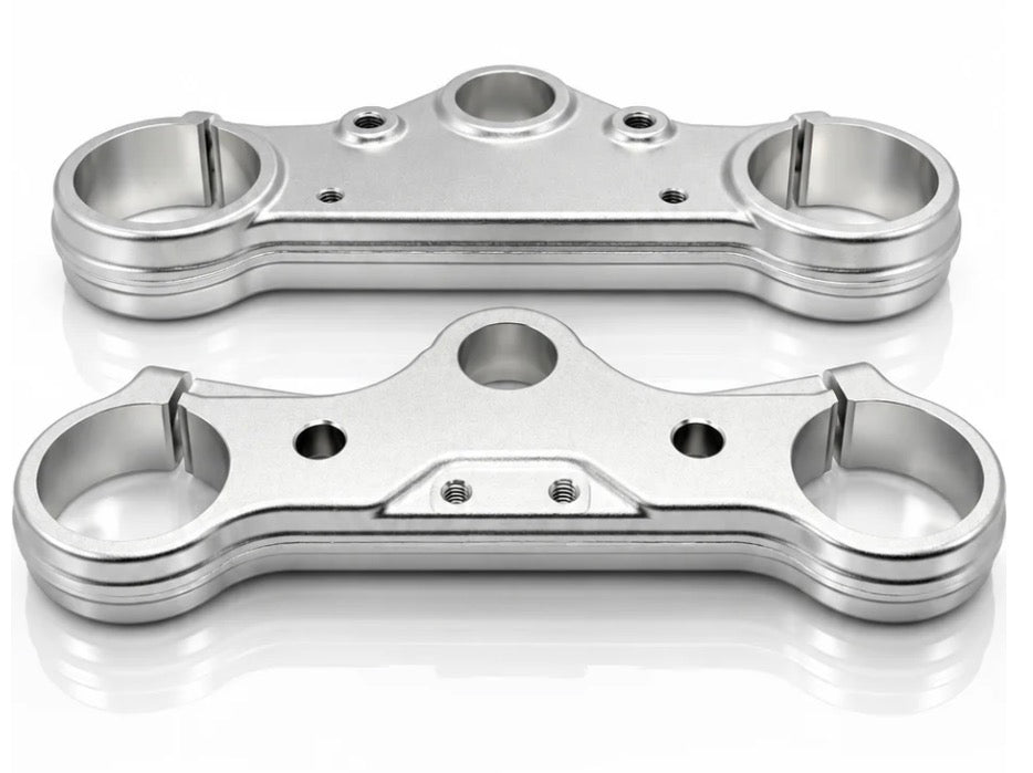 Chrome CNC Triple Clamps