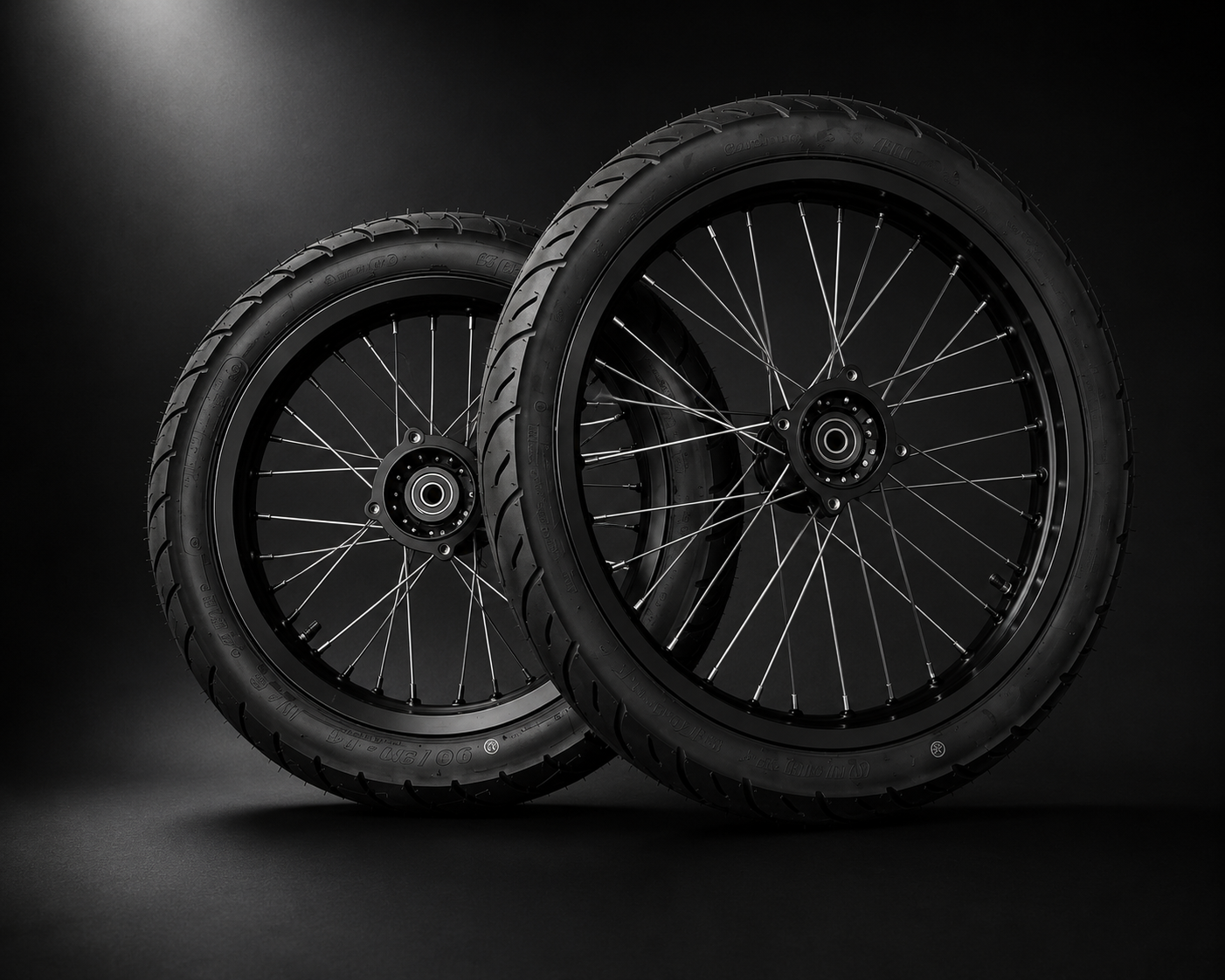 supermoto wheel set 17/14in